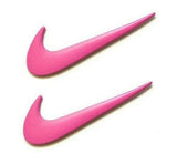 Metal Nike Logo Swoosh Check Mark 2 Piece Lapel Piece Set