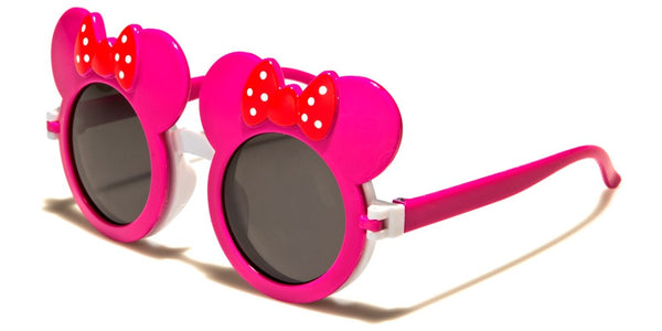 Kids Mouse Ears & Bow Cute Flip Out Sunglasses