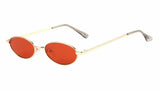 Slim Round Oval Hippie Classic Casual Sunglasses
