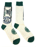 Fine Fit USA United States American Flag Patriotic Pattern Knit Crew Socks