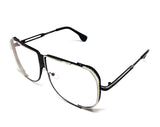 Gazelle Turbo Square Oversized Hip Hop Aviator Luxury Sunglasses