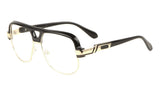 Gazelle Wise Guy Hip-Hop Oversized Retro Square Luxury Aviator Sunglasses