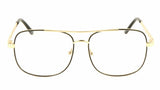 Elite Classic Casual Square Luxury Aviator Readers Reading Glasses
