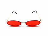 Slim Rimless Classic Oval Round Lennon Luxury Sunglasses