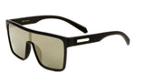 Futuristic Polarized Shield Square Aviator Sunglasses