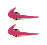 Metal Nike Logo Swoosh Check Mark 2 Piece Lapel Piece Set