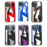 Jumpman Logo Sneaker Kicks iPhone 13 Pro Max 6.7 Silicone Bumper Case