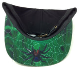 Black Sublimated Print Bill Strapback Hat