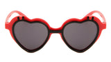 Kids Youth Girls Heart Shaped Cute Flip Up Sunglasses