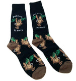 Fine Fit Casual Funny Animal Pattern Knit Crew Socks