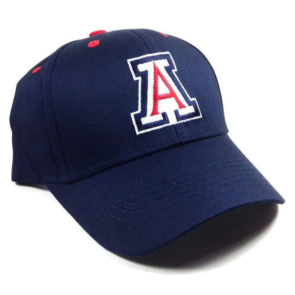 University Of Arizona Wildcats Logo Blue MVP Curved Bill Adjustable Hat