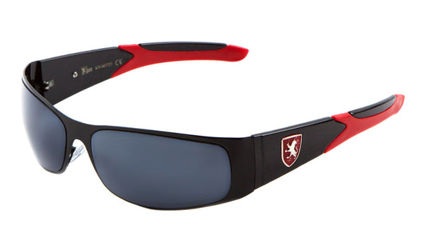 Khan Slim Shield Wrap Around Sport Chopper Sunglasses