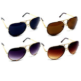 Retro Turbo Floating Lens Luxury Aviator Sunglasses