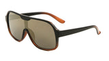 Sport One Piece Oversized Shield Sunglasses