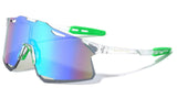 Alaska Oversized Rimless Shield Wrap Around Sunglasses