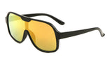 Sport One Piece Oversized Shield Sunglasses
