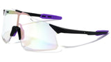 Alaska Oversized Rimless Shield Wrap Around Sunglasses
