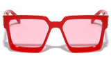 Royale Oversized Thick Bold Square Classic Retro Luxury Sunglasses