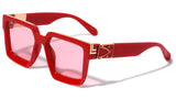 Royale Oversized Thick Bold Square Classic Retro Luxury Sunglasses