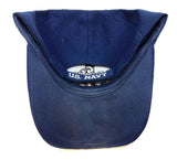 US United States Navy 3D Anchor Logo Blue Adjustable Hat