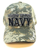 United States Navy Digital Camo 3D Text Logo Adjustable Hat