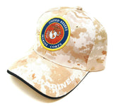 United States Marine Corps Digital Desert Camo Seal Logo Adjustable Hat