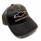 Chevrolet Bow Tie Logo Realtree Brown Wax Curved Bill Snapback Hat
