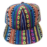 Blue Multicolor Striped Aztec / Navajo All Over Print Snapback