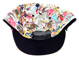 Rick & Morty Characters Sublimated All Over Print Slouch Snapback