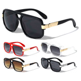 Gazelle Swag Square Oversized Hip Hop Luxury Aviator Sunglasses