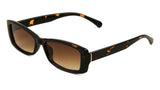 Slim Rectangular Minimal Retro Classic Plastic Mod Sunglasses