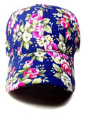 Crown Floral Hawaiian Print Sublimated Dad Hat