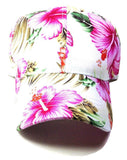 Crown Floral Hawaiian Print Sublimated Dad Hat