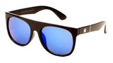 Flat Top Square Gold Marijuana Weed Leaf Sunglasses