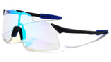 Alaska Oversized Rimless Shield Wrap Around Sunglasses