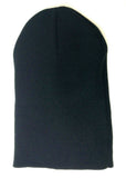 Solid Plain Blank Long Uncuffed Winter Knit Beanie Hat