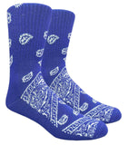 Mad Toro Paisley Bandana Crew Socks