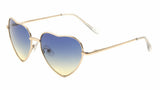 Heart Shaped Lolita Womens Retro Aviator Designer Sunglasses