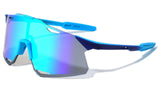 Alaska Oversized Rimless Shield Wrap Around Sunglasses