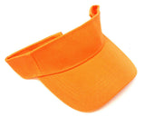 Solid Plain Curved Bill Sun Visor Golf Hat