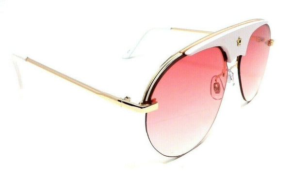 Star Brow Bar Semi Rimless Luxury Pilot Aviator Sunglasses