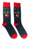Novelty Fine Fit Crew Socks - Mix Holiday Prints