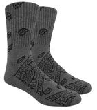 Mad Toro Paisley Bandana Crew Socks