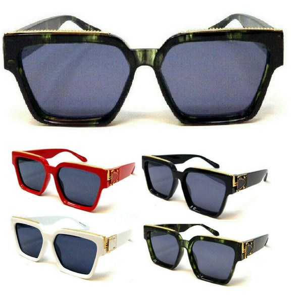 Monarch Oversized Thick Square Luxury Sunglasses