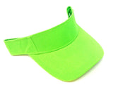 Solid Plain Curved Bill Sun Visor Golf Hat