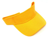 Solid Plain Curved Bill Sun Visor Golf Hat