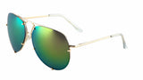 Retro Turbo Floating Lens Aviator Sunglasses