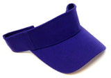 Solid Plain Curved Bill Sun Visor Golf Hat