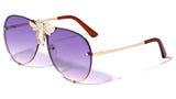 3D Killer Bee Luxury Hip Hop Aviator Sunglasses Floating Lenses