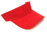 Solid Plain Curved Bill Sun Visor Golf Hat